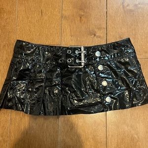 FORPLAY fetish pleather / vinyl micro mini skirt.